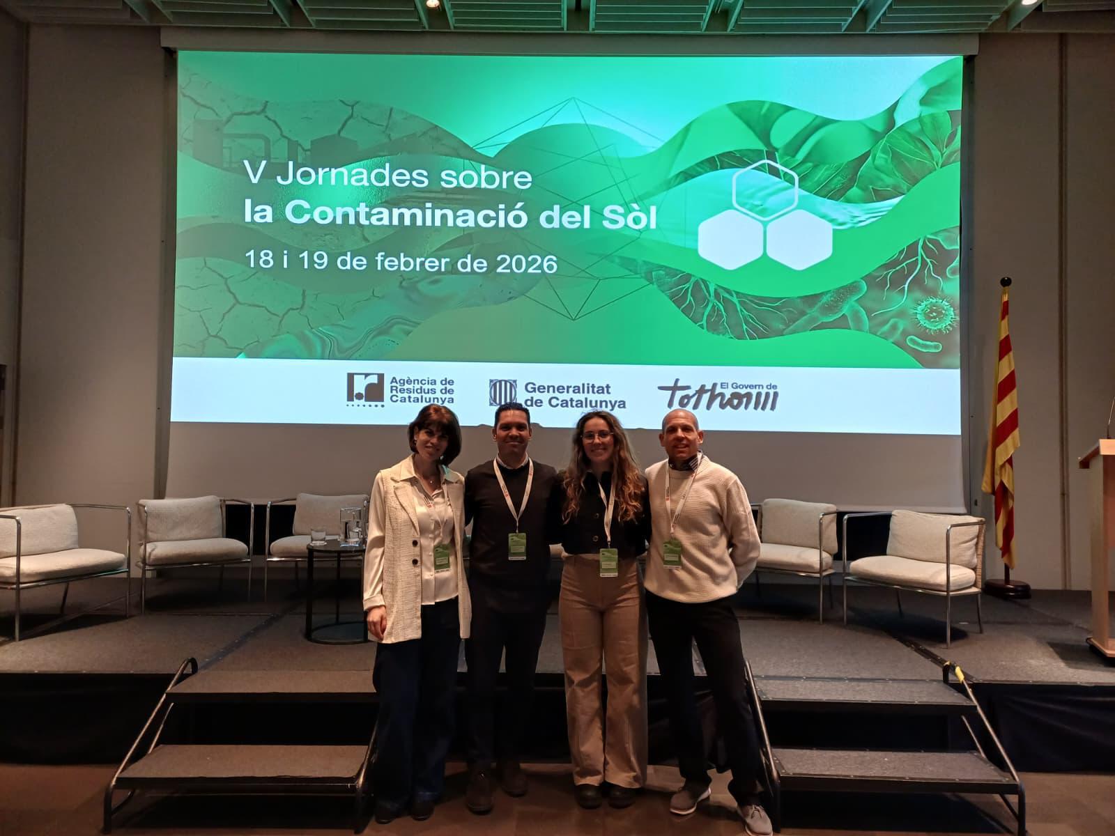 V Jornadas sobre la Contaminación del Suelo organizadas por la Agencia de Residuos de Cataluña en Barcelona